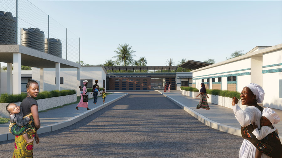 maternal center rendering