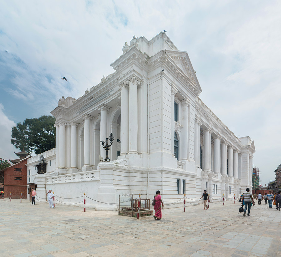neoclassical Gaddi Baithak building