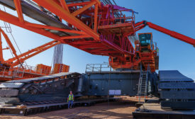 Buckner HeavyLift Cranes’ Liebherr Model LR 13000 crane