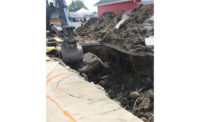 Kentucky trench excavation