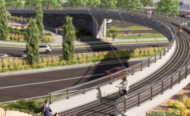 The Bayfront Parkway Improvement Project in Erie