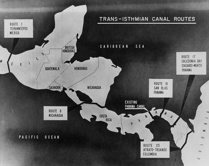 panama canal map panama canal map