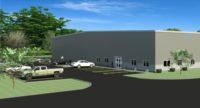 Rendering showing the future site for a nuclear fusion startup company