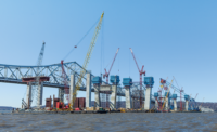 New NY Bridge piers and pylons